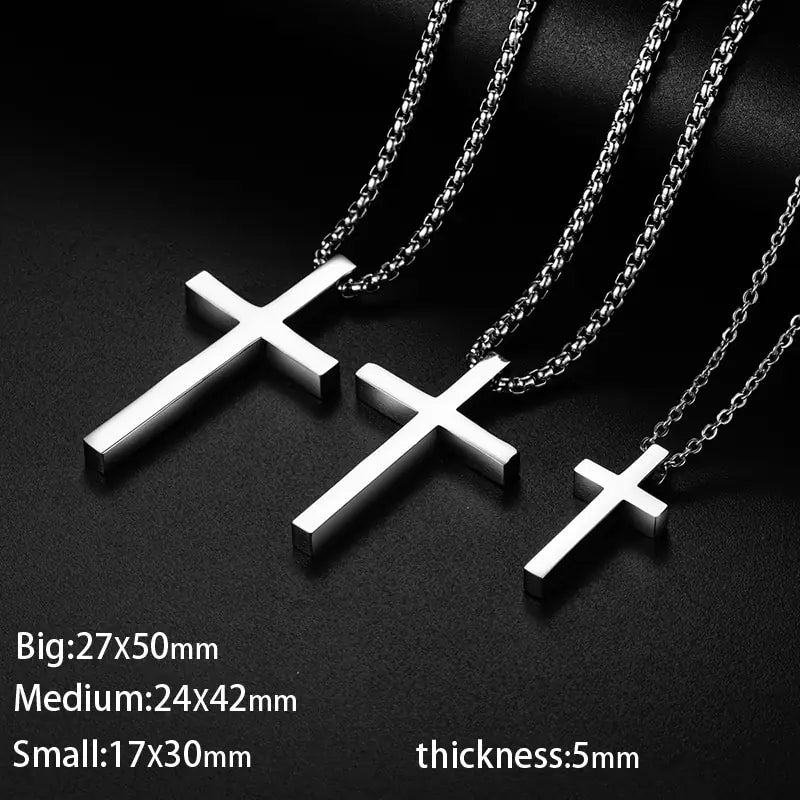 Cross Necklace - SILVER